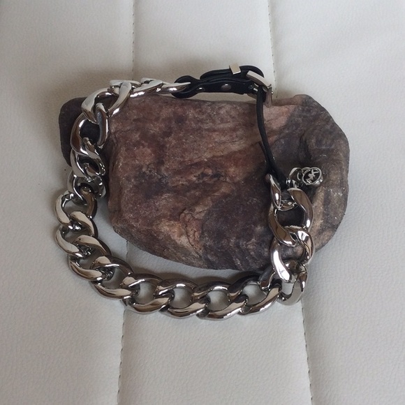 Jewelry - EUC Michael Kors Silver Tone Double Wrap Bracelet